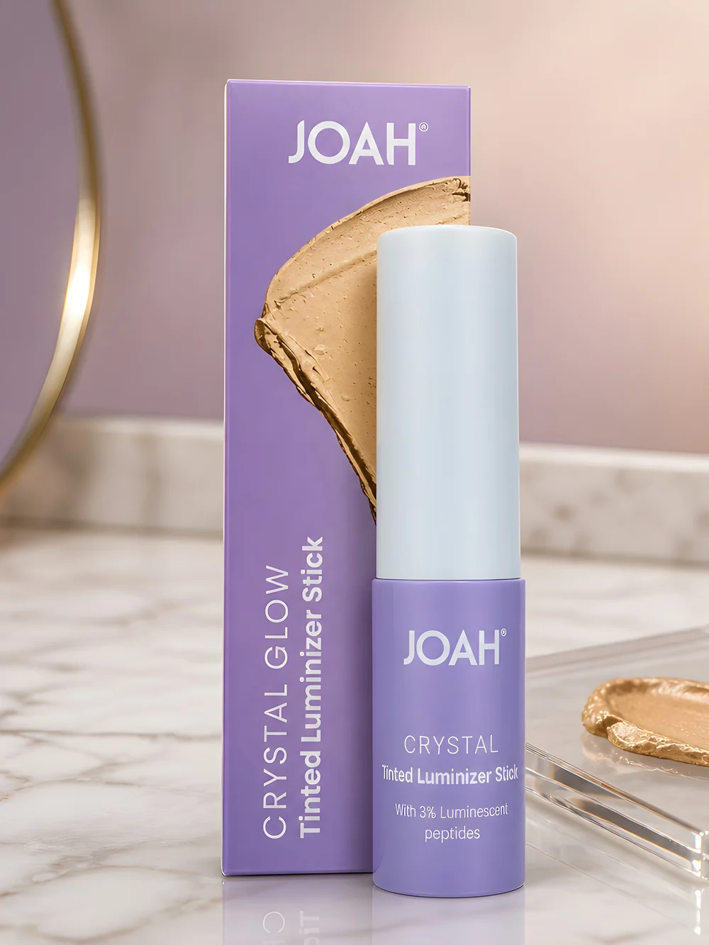 JOAH Crystal Tinted Luminizer Stick In Very Fair With Neutral Undertones
